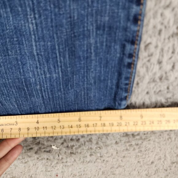 Wrangler Jeans Womens 9 Tall Dark Wash Stretch Mid Rise Bootcut *Read* - Picture 9 of 14